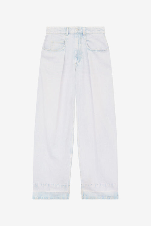Rachelle Pleated Loose Fit Denim Jeans Rachelle Pleated Loose Fit Denim Jeans