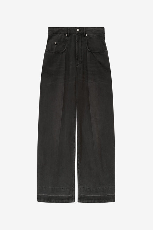 Rachelle Pleated Loose Fit Denim Jeans Rachelle Pleated Loose Fit Denim Jeans
