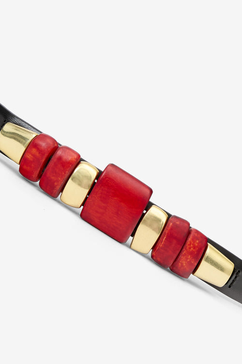 Raissa Leather Jewel Belt Raissa Leather Jewel Belt