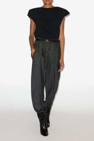 Rakia Pleated Virgin Wool Pants