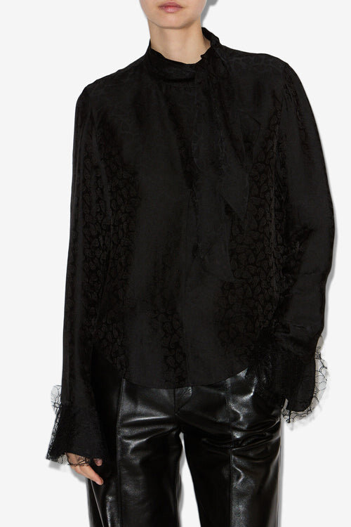 Raphaella Silk Jacquard Blouse Raphaella Silk Jacquard Blouse