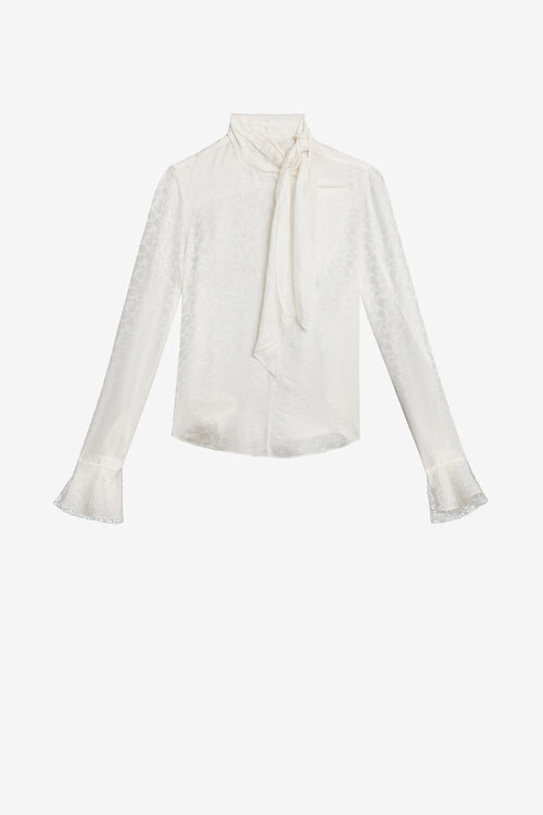 Raphaella Silk Jacquard Blouse Raphaella Silk Jacquard Blouse