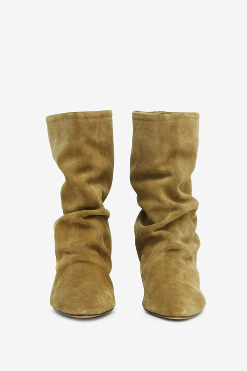 Reachi Suede Calfskin Ankle Boots Reachi Suede Calfskin Ankle Boots