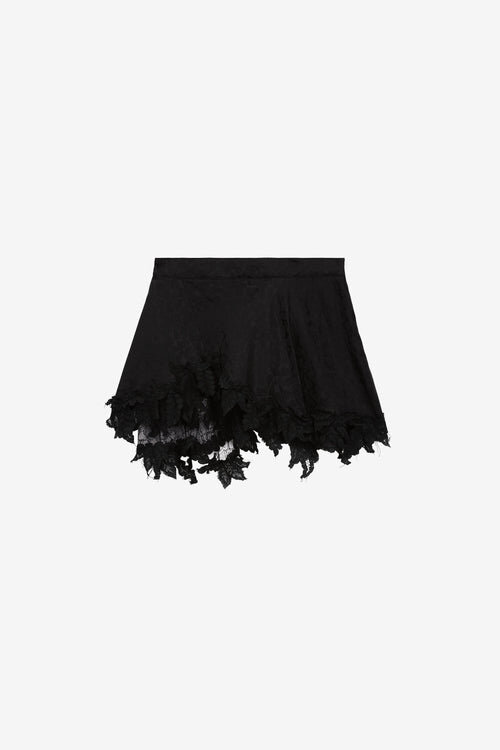 Reana Short Silk Lace Skirt Reana Short Silk Lace Skirt