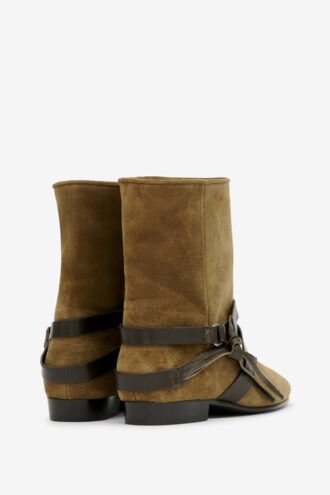 Rejen Flat Suede Leather Ankle Boots Rejen Flat Suede Leather Ankle Boots