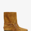 Rejen Flat Suede Leather Boots Rejen Flat Suede Leather Boots