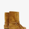 Rejen Flat Suede Leather Boots Rejen Flat Suede Leather Boots