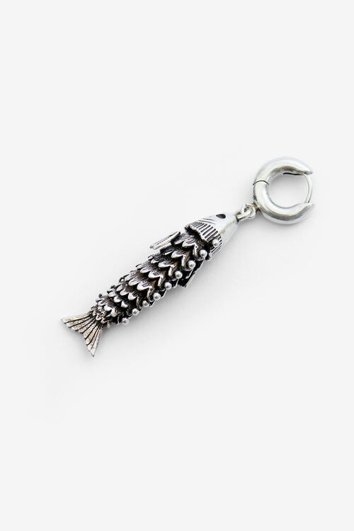 River Man Fish-Shaped Pendant Earring River Man Fish-Shaped Pendant Earring