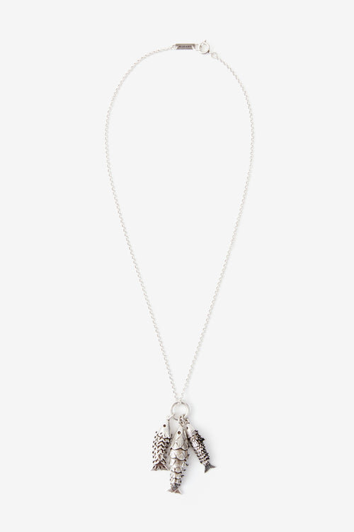 River Necklace with Fish-Shaped Pendants River Necklace with Fish-Shaped Pendants