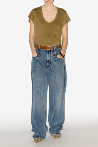 Rodayna Pleated Denim Jeans Rodayna Pleated Denim Jeans