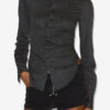Roméa Virgin Wool Tennis Stripe Shirt Roméa Virgin Wool Tennis Stripe Shirt