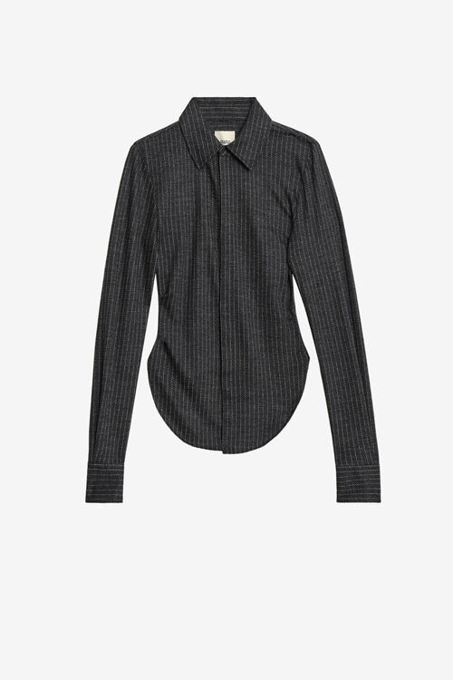 Roméa Virgin Wool Tennis Stripe Shirt Roméa Virgin Wool Tennis Stripe Shirt