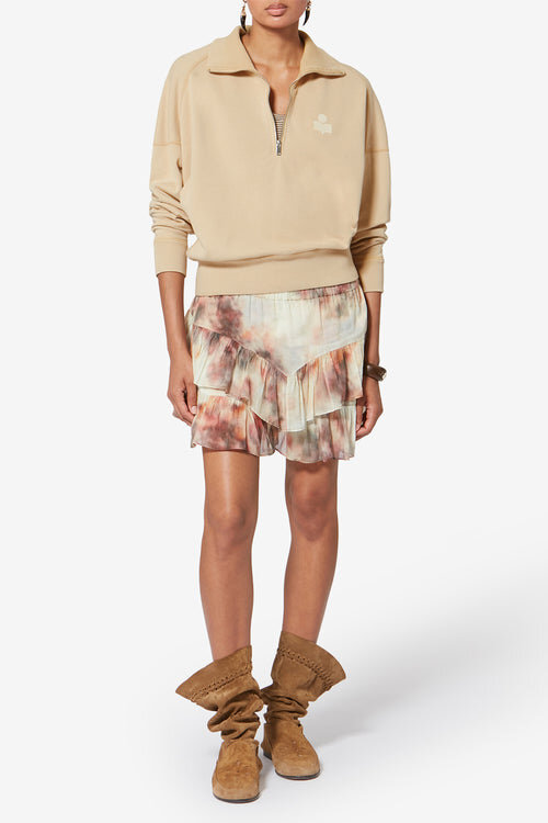 Ross Cotton Stand-Up Collar Sweatshirt Ross Cotton Stand-Up Collar Sweatshirt