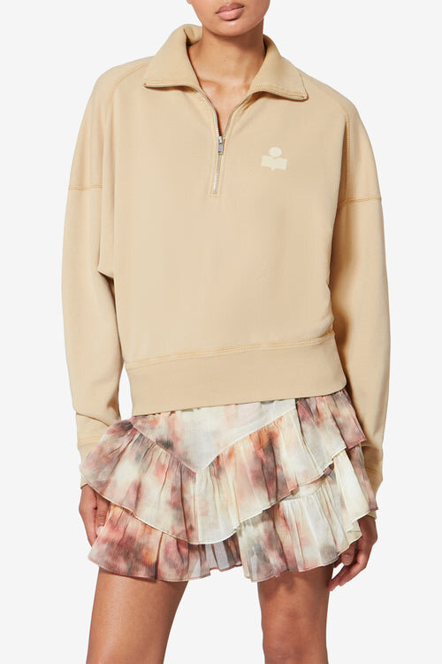 Ross Cotton Stand-Up Collar Sweatshirt Ross Cotton Stand-Up Collar Sweatshirt
