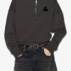 Ross Short Cotton Stand-Up Collar Sweatshirt Ross Short Cotton Stand-Up Collar Sweatshirt
