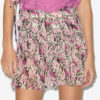 Roumi Gathered Printed Silk Skirt Roumi Gathered Printed Silk Skirt