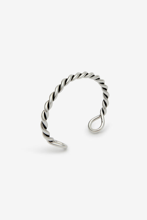 Roy Braided Brass Bangle Bracelet Roy Braided Brass Bangle Bracelet