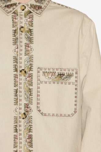 Rudy Embroidered Cotton Overshirt Rudy Embroidered Cotton Overshirt
