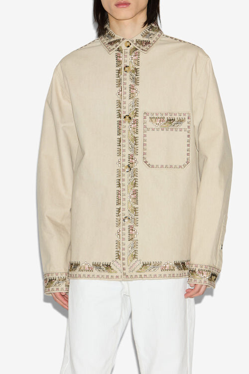 Rudy Embroidered Cotton Overshirt Rudy Embroidered Cotton Overshirt
