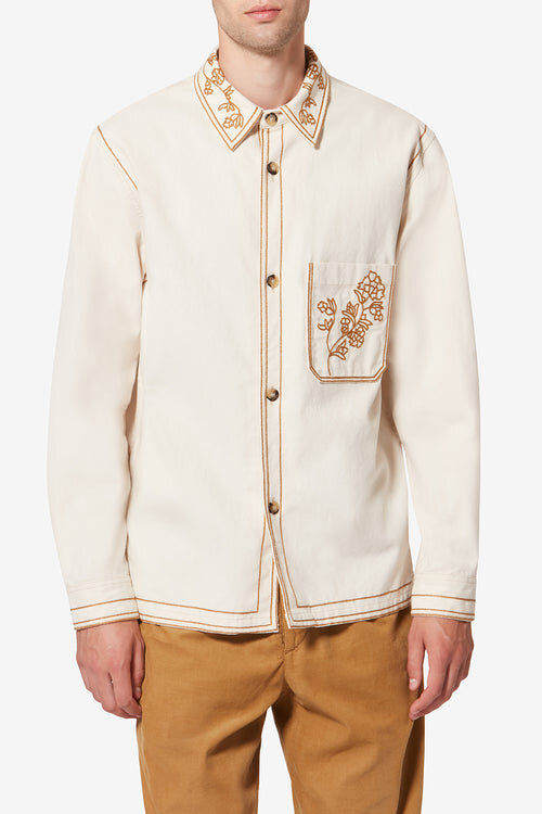 Rudy Floral Embroidery Overshirt Rudy Floral Embroidery Overshirt