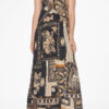 Sabba Long Strappy Bandana Print Dress Sabba Long Strappy Bandana Print Dress