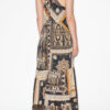 Sabba Long Strappy Bandana Print Dress Sabba Long Strappy Bandana Print Dress