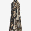Sabba Long Strappy Bandana Print Dress Sabba Long Strappy Bandana Print Dress