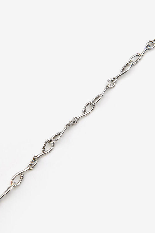 Sachi Chain Bracelet in Silver-Finish Brass Sachi Chain Bracelet in Silver-Finish Brass