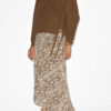 Sakura Long Printed Silk Skirt Sakura Long Printed Silk Skirt