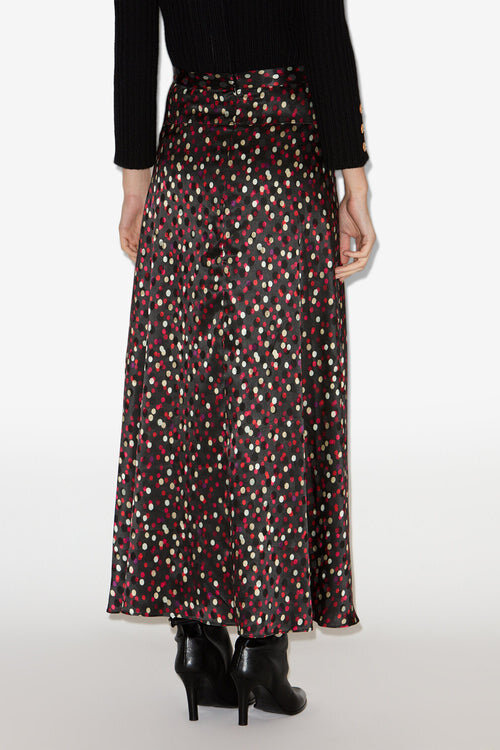 Sakura Long Printed Silk Skirt Sakura Long Printed Silk Skirt