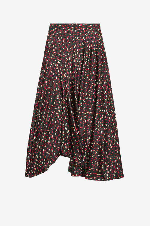Sakura Long Printed Silk Skirt Sakura Long Printed Silk Skirt