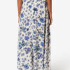 Sakura Long Printed Stretch Silk Skirt Sakura Long Printed Stretch Silk Skirt
