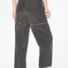 Salia Loose Fit Denim Jeans with Zippers