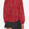 Salika Printed and Gathered Cotton Voile Blouse