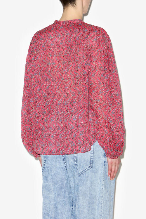 Salika Printed Cotton Voile Blouse Salika Printed Cotton Voile Blouse