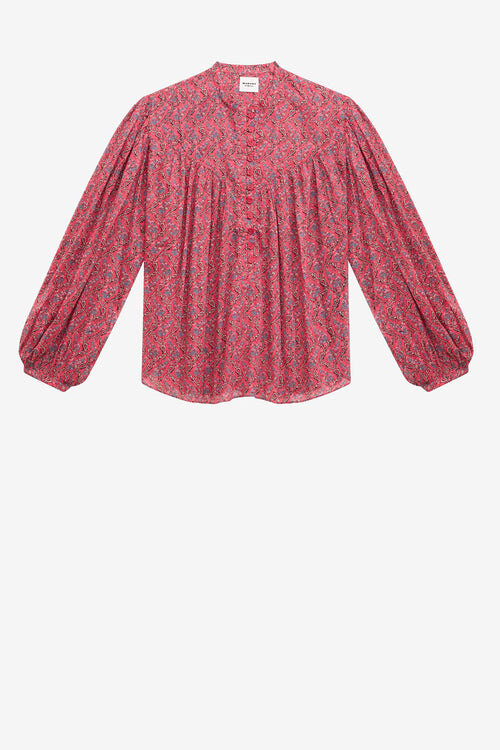 Salika Printed Cotton Voile Blouse Salika Printed Cotton Voile Blouse