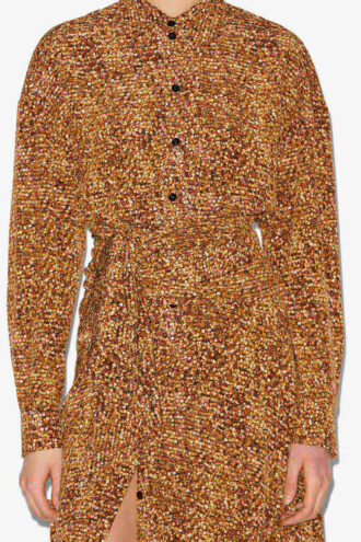 Samantha Long Crepe Shirt Dress Samantha Long Crepe Shirt Dress