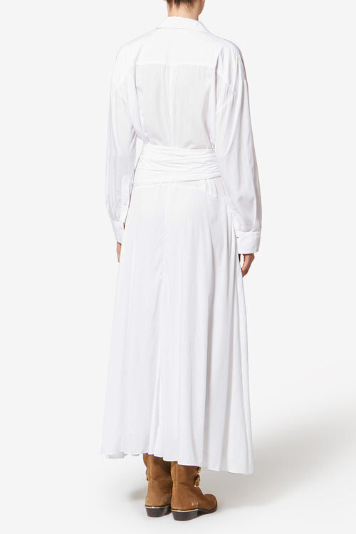 Samantha Long Crepe Shirt Dress Samantha Long Crepe Shirt Dress