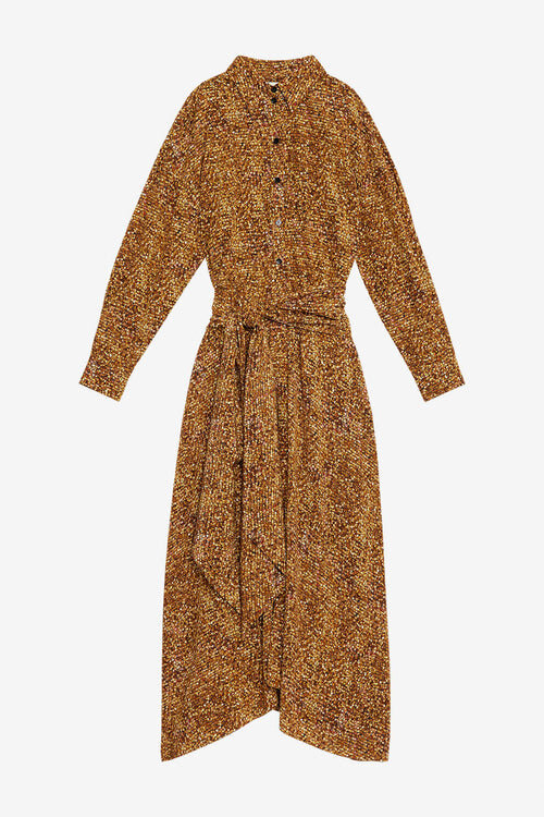Samantha Long Crepe Shirt Dress Samantha Long Crepe Shirt Dress