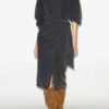 Sandrina Long Draped Jersey Sweatshirt Dress Sandrina Long Draped Jersey Sweatshirt Dress