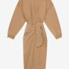 Sandrina Long Draped Jersey Sweatshirt Dress Sandrina Long Draped Jersey Sweatshirt Dress
