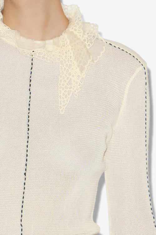 Sarah Long-Sleeve Fine Knit Top Sarah Long-Sleeve Fine Knit Top