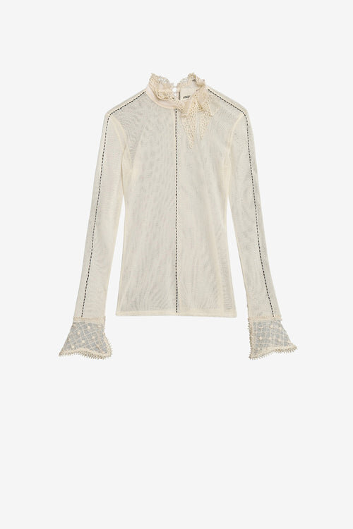 Sarah Long-Sleeve Fine Knit Top Sarah Long-Sleeve Fine Knit Top