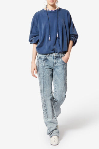 Sauria Washed Cotton Sweatshirt Sauria Washed Cotton Sweatshirt