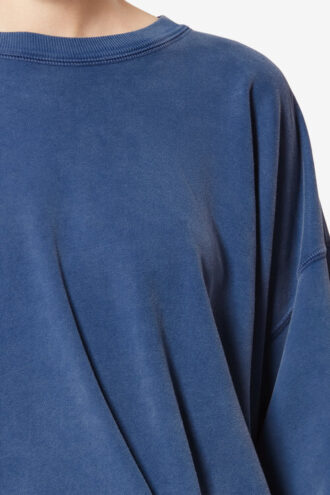 Sauria Washed Cotton Sweatshirt Sauria Washed Cotton Sweatshirt