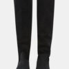 Sayla Flat-Heeled Suede Leather Boots Sayla Flat-Heeled Suede Leather Boots