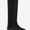 Sayla Flat-Heeled Suede Leather Boots Sayla Flat-Heeled Suede Leather Boots