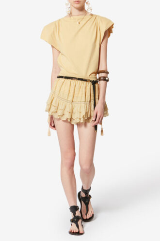 Sebani Asymmetrical Cotton T-Shirt Sebani Asymmetrical Cotton T-Shirt