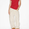 Sebani Asymmetrical Plain-Colored Cotton T-Shirt Sebani Asymmetrical Plain-Colored Cotton T-Shirt