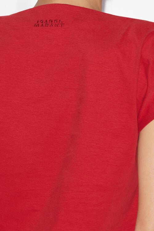 Sebani Asymmetrical Plain-Colored Cotton T-Shirt Sebani Asymmetrical Plain-Colored Cotton T-Shirt